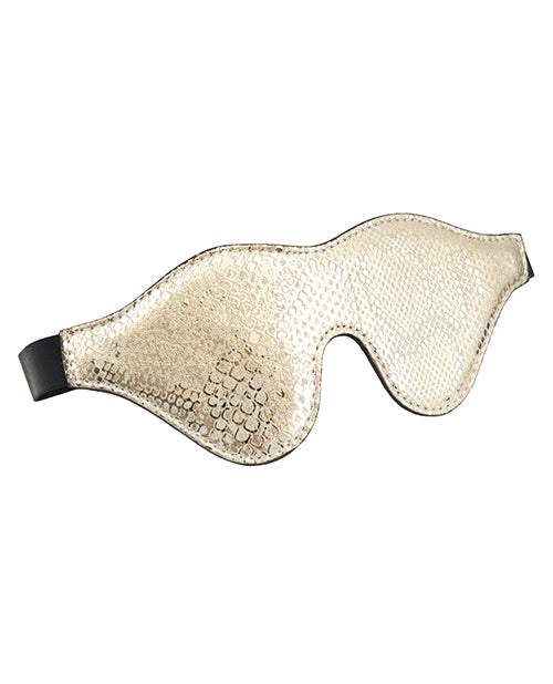 Spartacus White Snakeskin Blindfold - Melody's Room BDSM