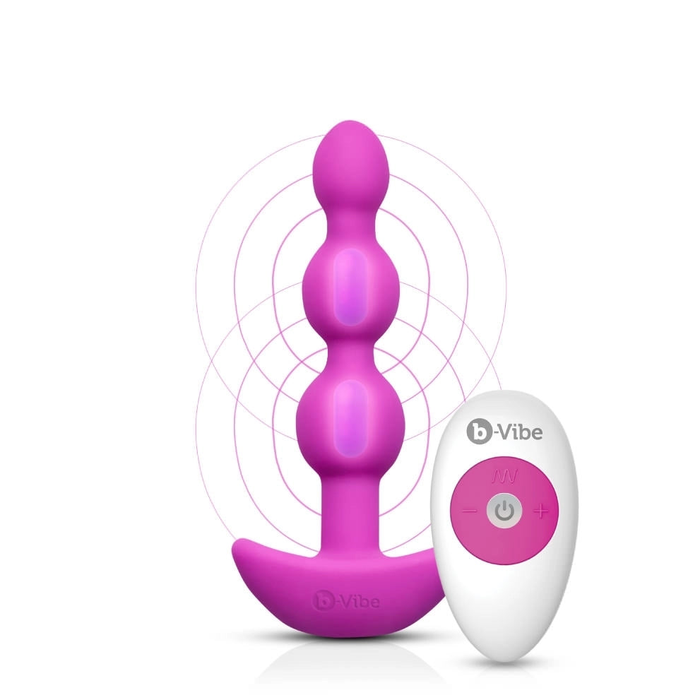 B-Vibe Triplet Vibrating Anal Beads - Melody's Room