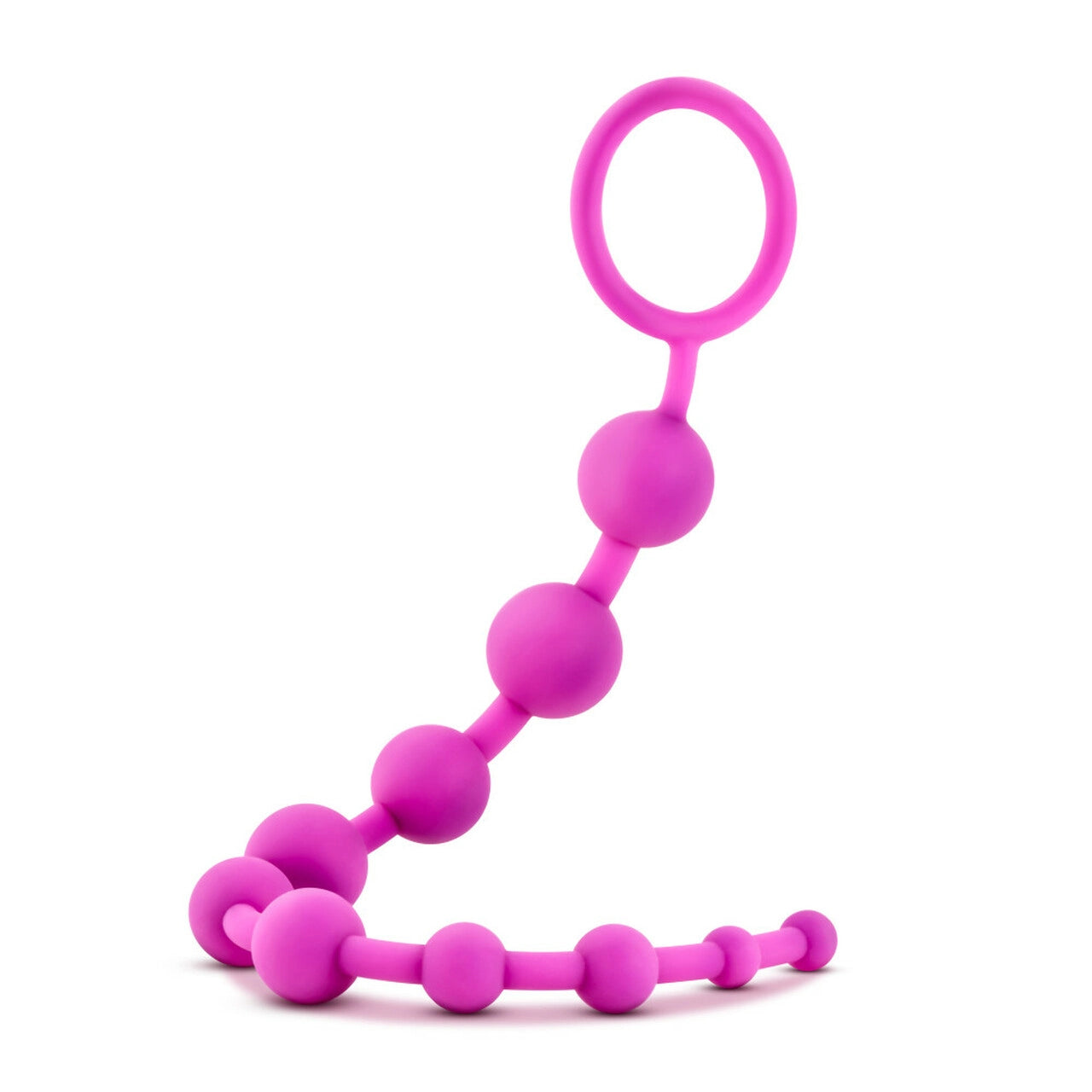 Blush Luxe Silicone 10 Anal Beads - Melody's Room