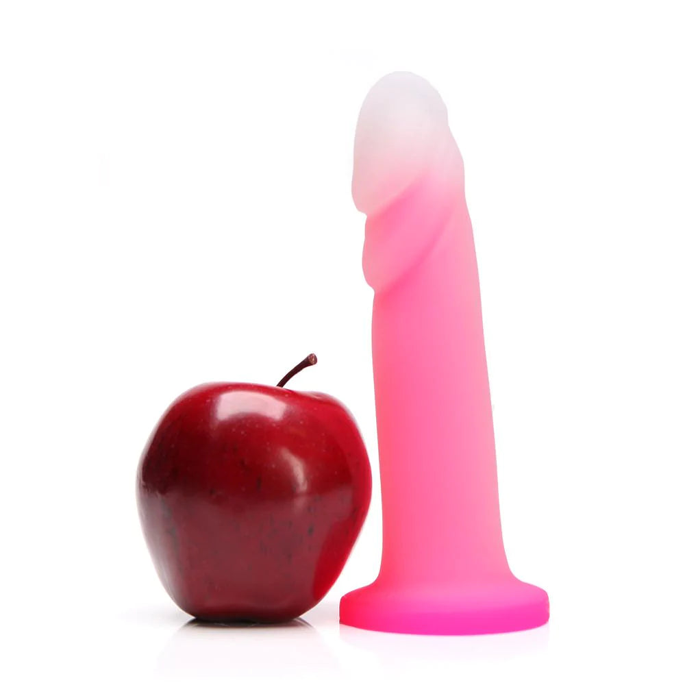 Tantus Flurry O2 Dual Density Dildo in Rose Quartz or Twilight - Melody's Room