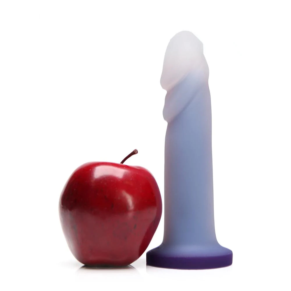 Tantus Flurry O2 Dual Density Dildo in Rose Quartz or Twilight - Melody's Room