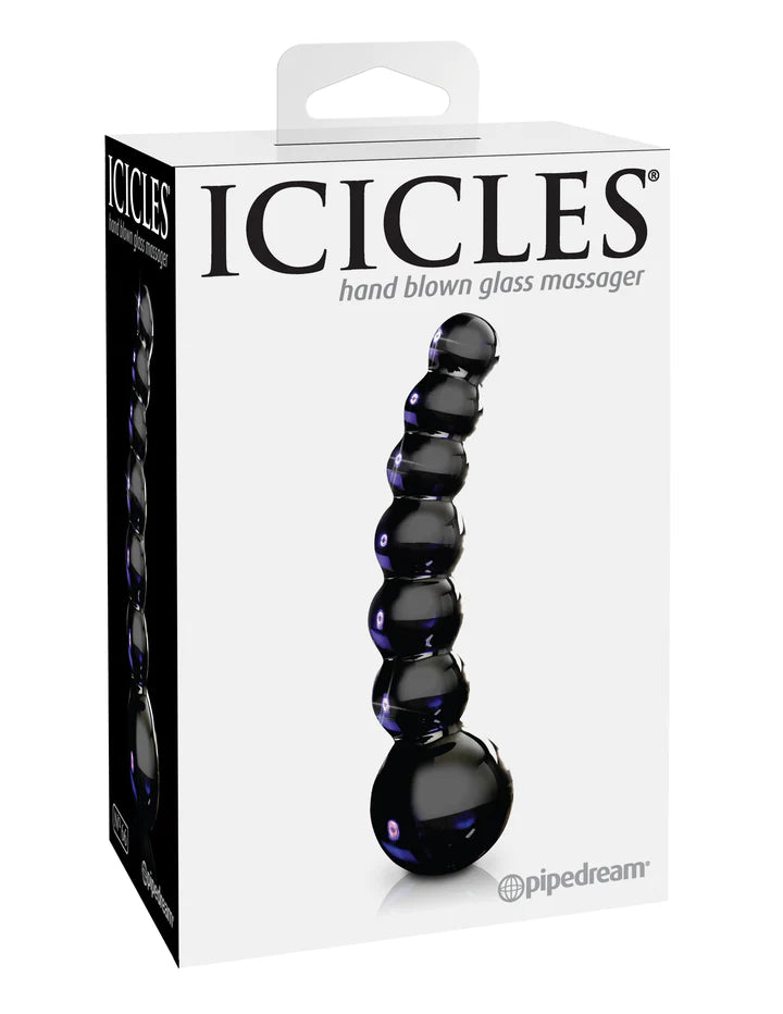 Icicles No. 66 Glass Beaded Anal Dildo | Melody's Room