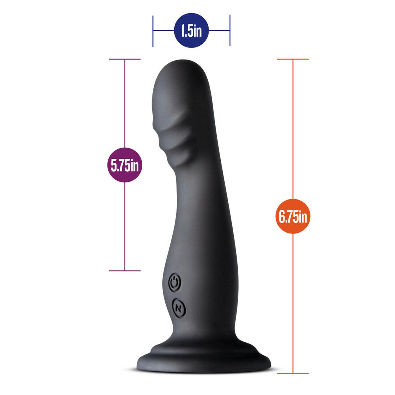 Impressions Black Amsterdam G & P-spot Vibrator - Melody's Room